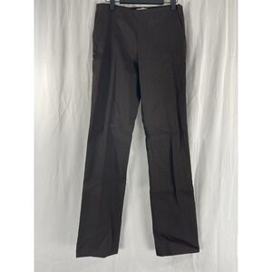 The Row Women's Shimmer Brown Ladan Silk Wool Pant Trouser Waist 29 Inseam 34